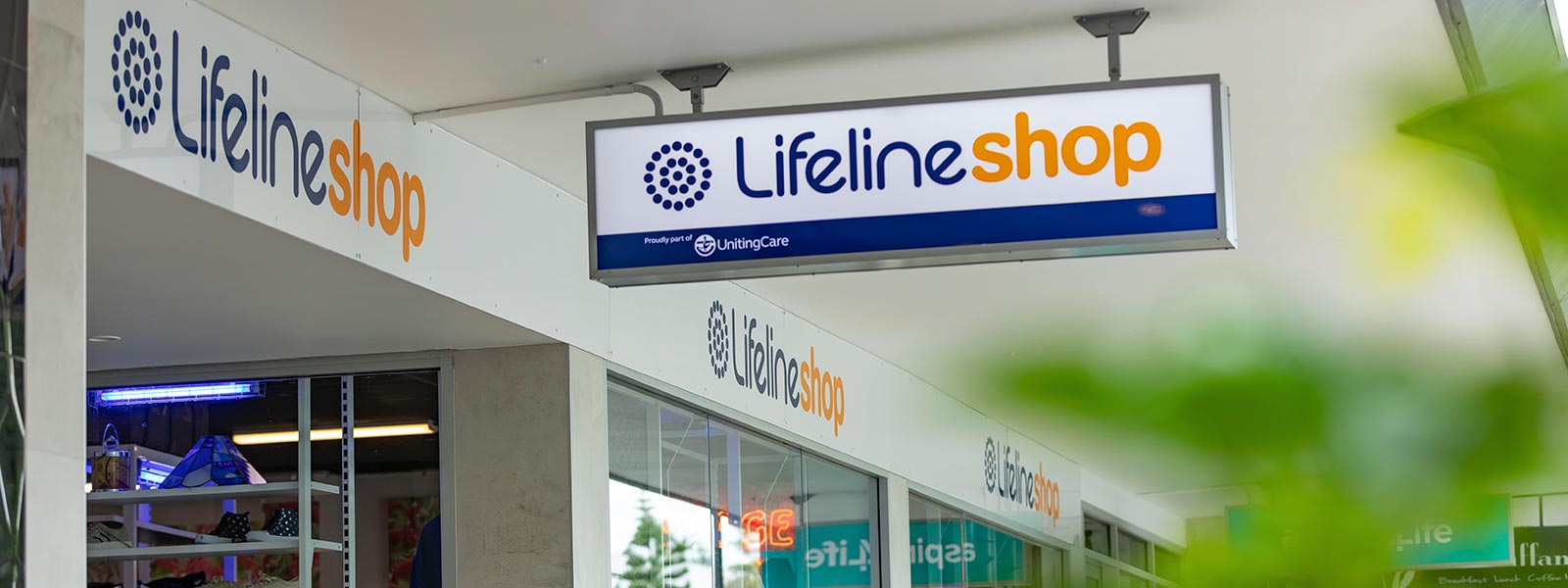 Lifeline shop banner